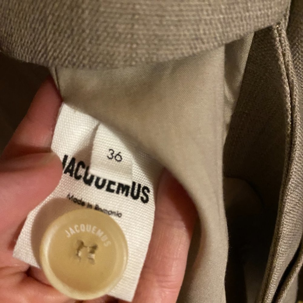 JACQUEMUS SPLIT BLAZER MINI DRESS - Picture 4 of 5